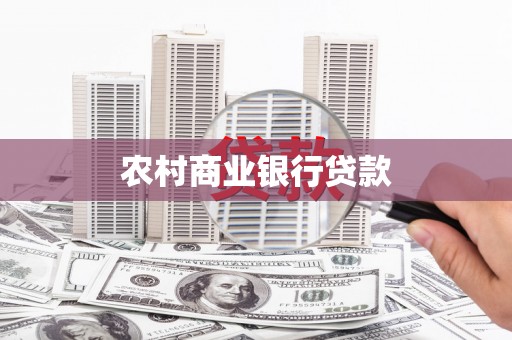 新和农村商业银行贷款