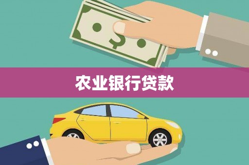 新和农业银行贷款