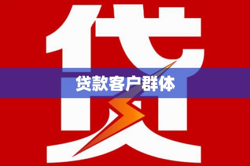 新和贷款客户群体