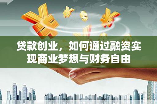 新和贷款创业，如何通过融资实现商业梦想与财务自由