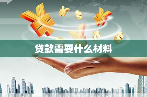 新和贷款需要什么材料