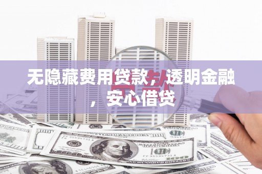 新和无隐藏费用贷款，透明金融，安心借贷