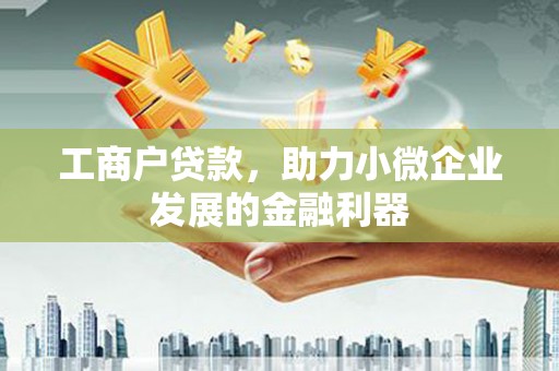 新和工商户贷款，助力小微企业发展的金融利器