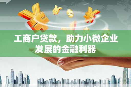 新和工商户贷款，助力小微企业发展的金融利器