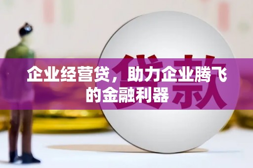 新和企业经营贷，助力企业腾飞的金融利器