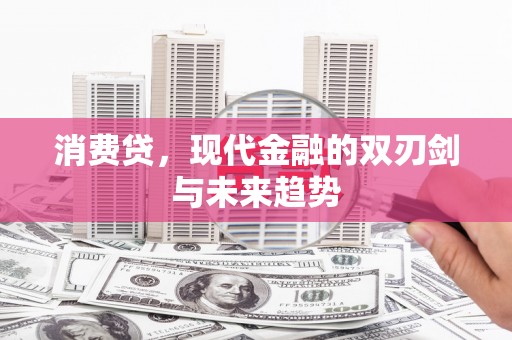 新和消费贷，现代金融的双刃剑与未来趋势