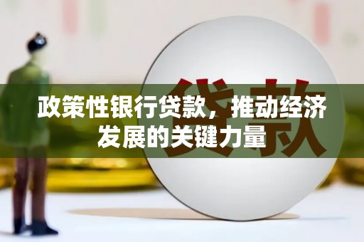 新和政策性银行贷款，推动经济发展的关键力量