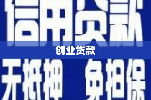 新和创业贷款