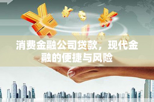 新和消费金融公司贷款，现代金融的便捷与风险